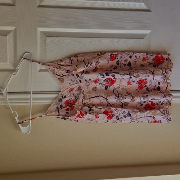 Victoria's Secret Lingerie S Slip Lace Tank Top Floral Adjustable Straps - Picture 4 of 5